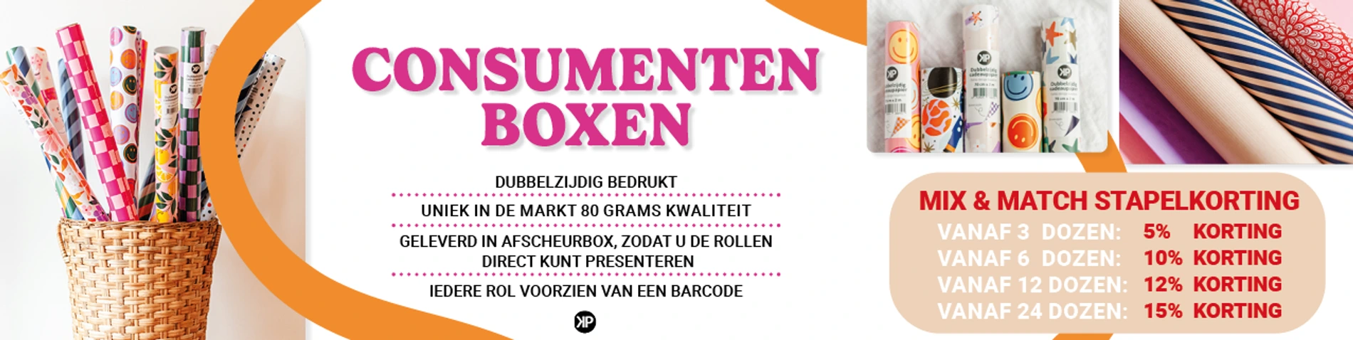 cadeaupapier, consumentenrollen